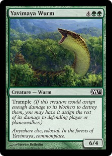 Yavimaya Wurm - Magic 2011