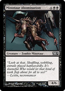 Minotaur Abomination - Magic 2014