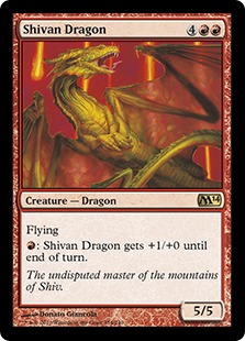 Shivan Dragon - Magic 2014