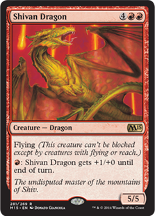 Shivan Dragon - Magic 2015