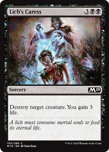 Lich's Caress - Core Set 2019