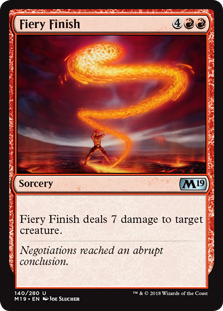 Fiery Finish - Core Set 2019