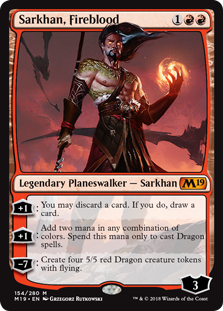 Sarkhan, Fireblood - Core Set 2019