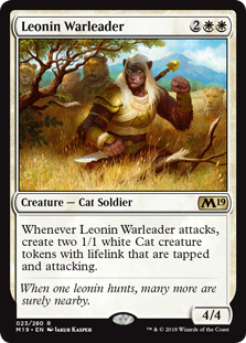 Leonin Warleader - Core Set 2019