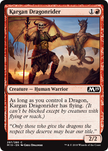 Kargan Dragonrider - Core Set 2019