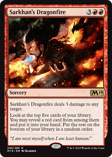 Sarkhan's Dragonfire - Core Set 2019