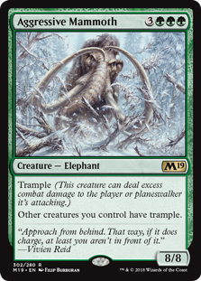 Aggressive Mammoth - Core Set 2019