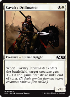 Cavalry Drillmaster - Core Set 2019