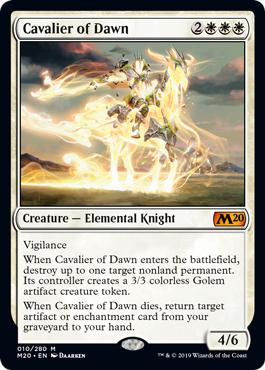Cavalier of Dawn - Core Set 2020