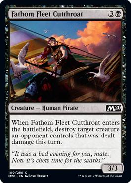 Fathom Fleet Cutthroat - Core Set 2020