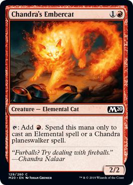 Chandra's Embercat - Core Set 2020