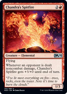 Chandra's Spitfire - Core Set 2020