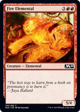 Fire Elemental - Core Set 2020