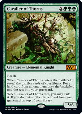 Cavalier of Thorns - Core Set 2020