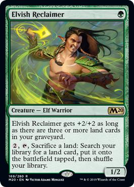 Elvish Reclaimer - Core Set 2020