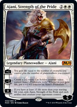 Ajani, Strength of the Pride - Core Set 2020