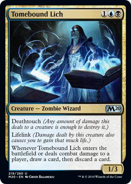 Tomebound Lich - Core Set 2020