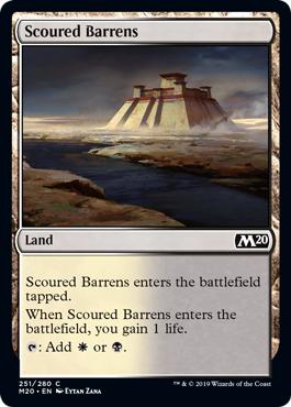 Scoured Barrens - Core Set 2020