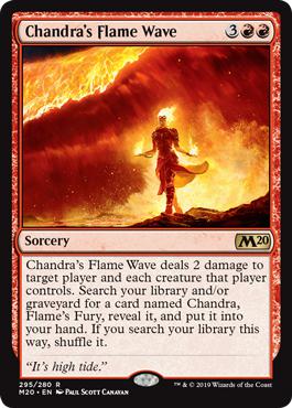 Chandra's Flame Wave - Core Set 2020