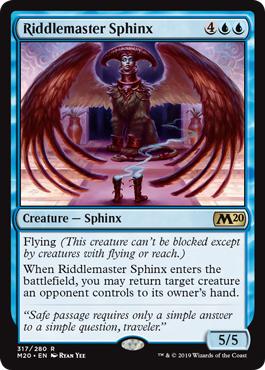 Riddlemaster Sphinx - Core Set 2020