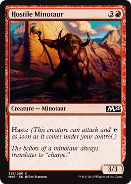 Hostile Minotaur - Core Set 2020