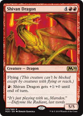 Shivan Dragon - Core Set 2020