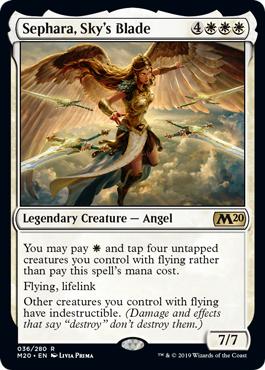 Sephara, Sky's Blade - Core Set 2020