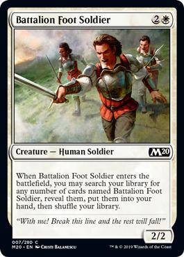 Battalion Foot Soldier - Core Set 2020