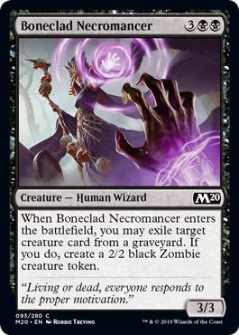 Boneclad Necromancer - Core Set 2020