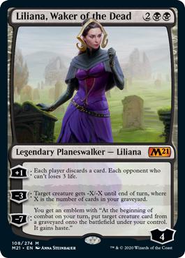 Liliana, Waker of the Dead - Core Set 2021