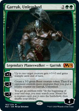 Garruk, Unleashed - Core Set 2021