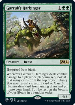 Garruk's Harbinger - Core Set 2021