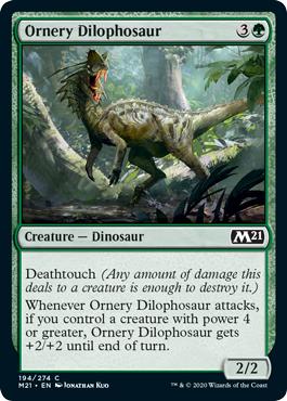 Ornery Dilophosaur - Core Set 2021