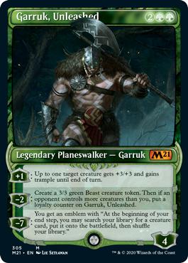 Garruk, Unleashed - Core Set 2021