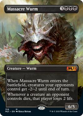 Massacre Wurm - Core Set 2021