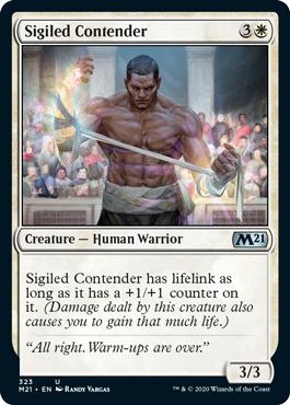 Sigiled Contender - Core Set 2021