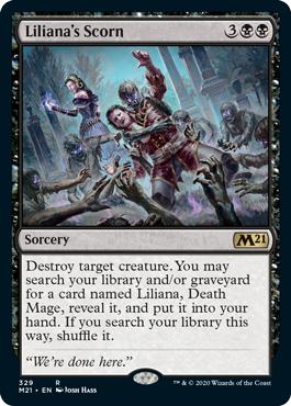 Liliana's Scorn - Core Set 2021