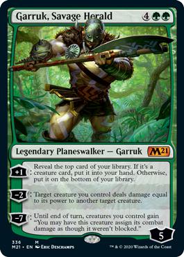 Garruk, Savage Herald - Core Set 2021