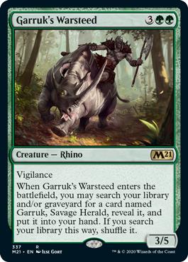 Garruk's Warsteed - Core Set 2021