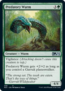 Predatory Wurm - Core Set 2021