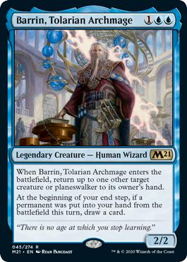 Barrin, Tolarian Archmage - Core Set 2021