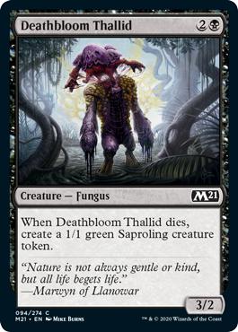 Deathbloom Thallid - Core Set 2021