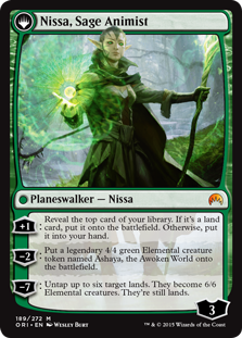 Nissa, Sage Animist - Magic Origins