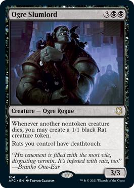 Ogre Slumlord - Adventures in the Forgotten Realms Commander