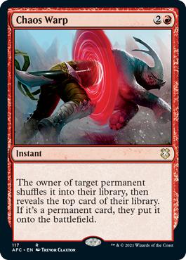 Chaos Warp - Adventures in the Forgotten Realms Commander