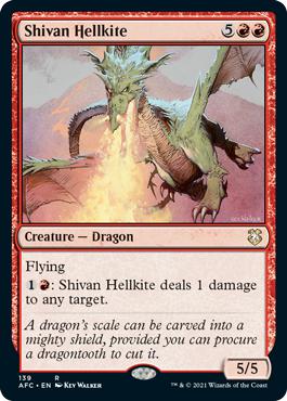 Shivan Hellkite - Adventures in the Forgotten Realms Commander