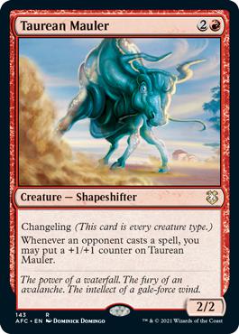 Taurean Mauler - Adventures in the Forgotten Realms Commander