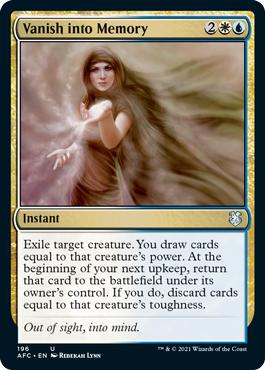 Vanish into Memory - Adventures in the Forgotten Realms Commander