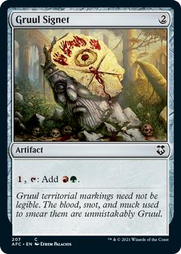 Gruul Signet - Adventures in the Forgotten Realms Commander