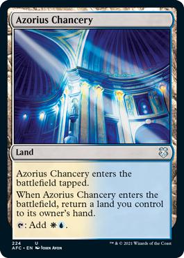 Azorius Chancery - Adventures in the Forgotten Realms Commander